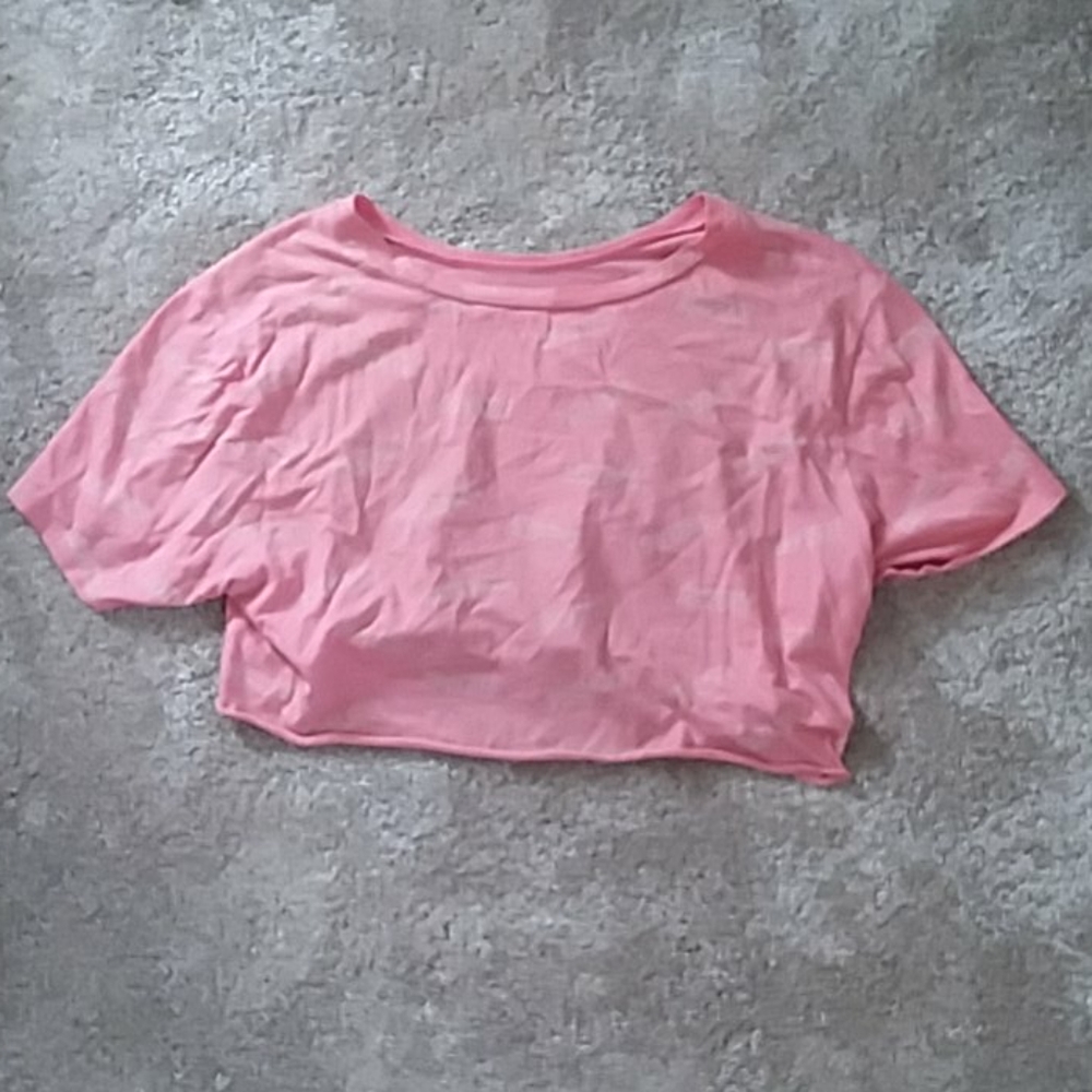 Pink crop top